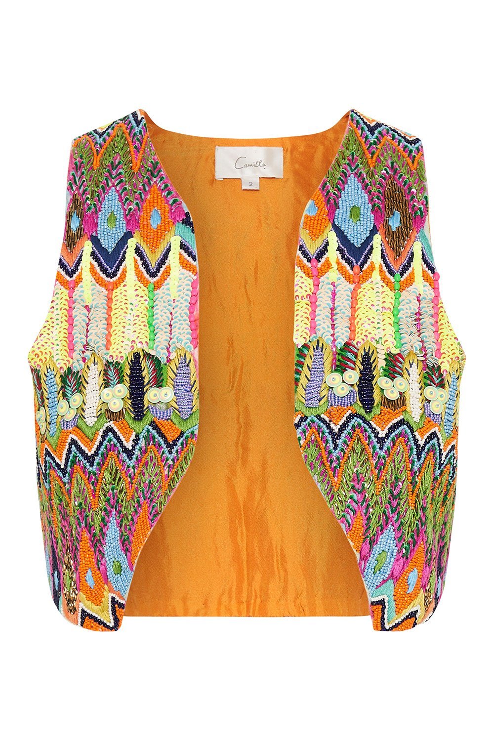 EMBELLISHED VEST FAKIMA