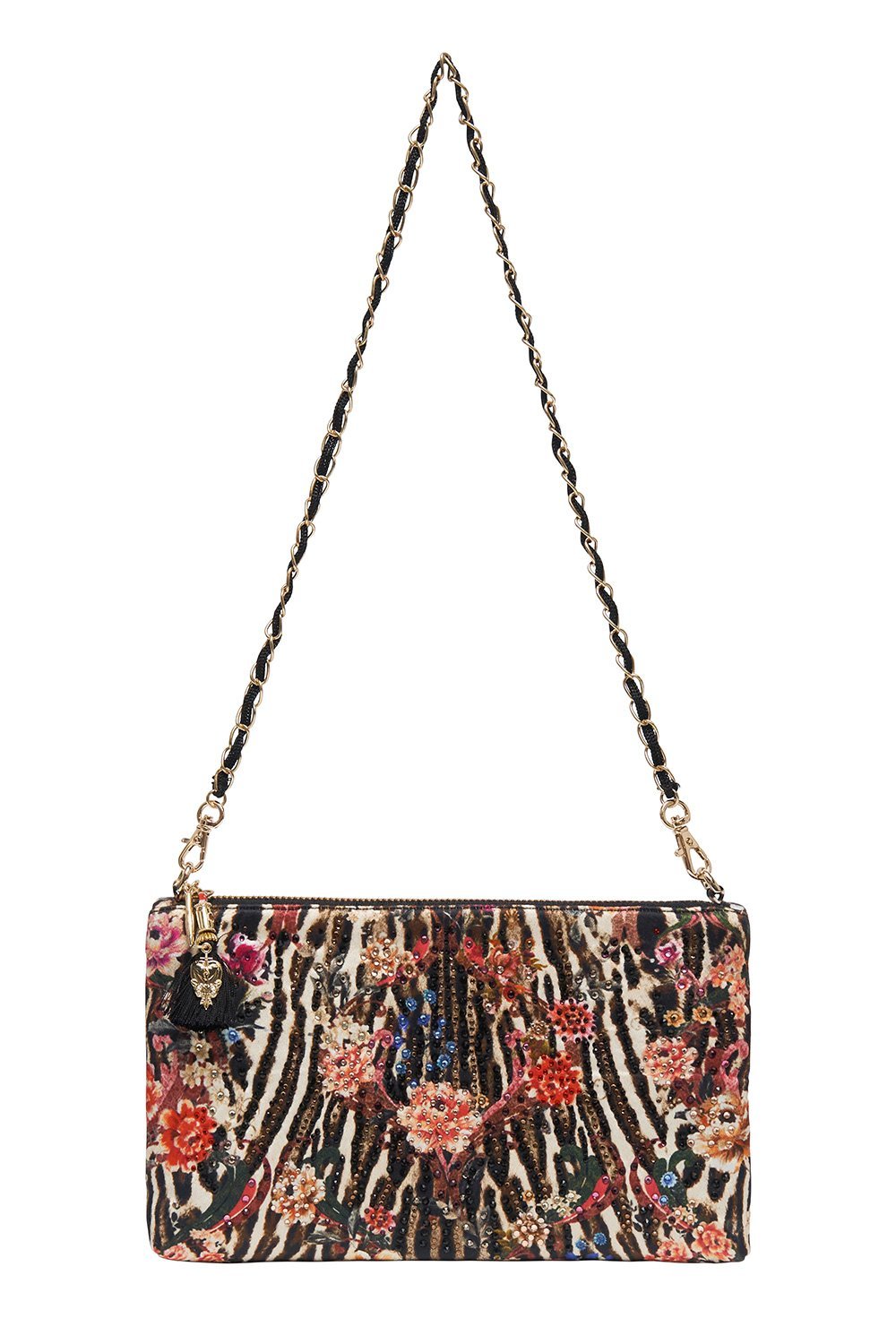 EMBELLISHED SATIN MINI BAG LIV A LITTLE