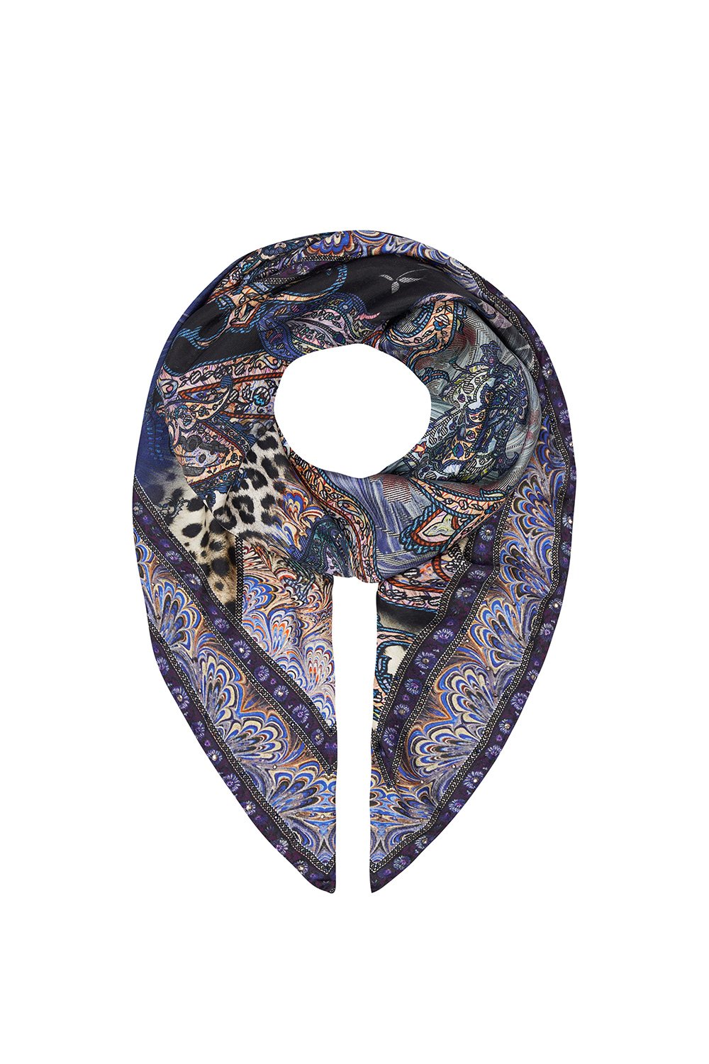 LARGE SQUARE SCARF FESTIVAL EXPRESS