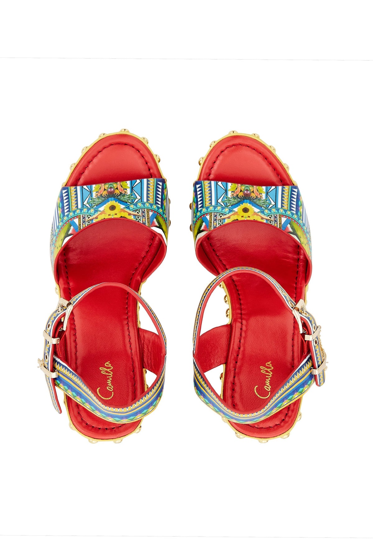 BOOK A SHADE STRAPPED PLATFORM HEEL