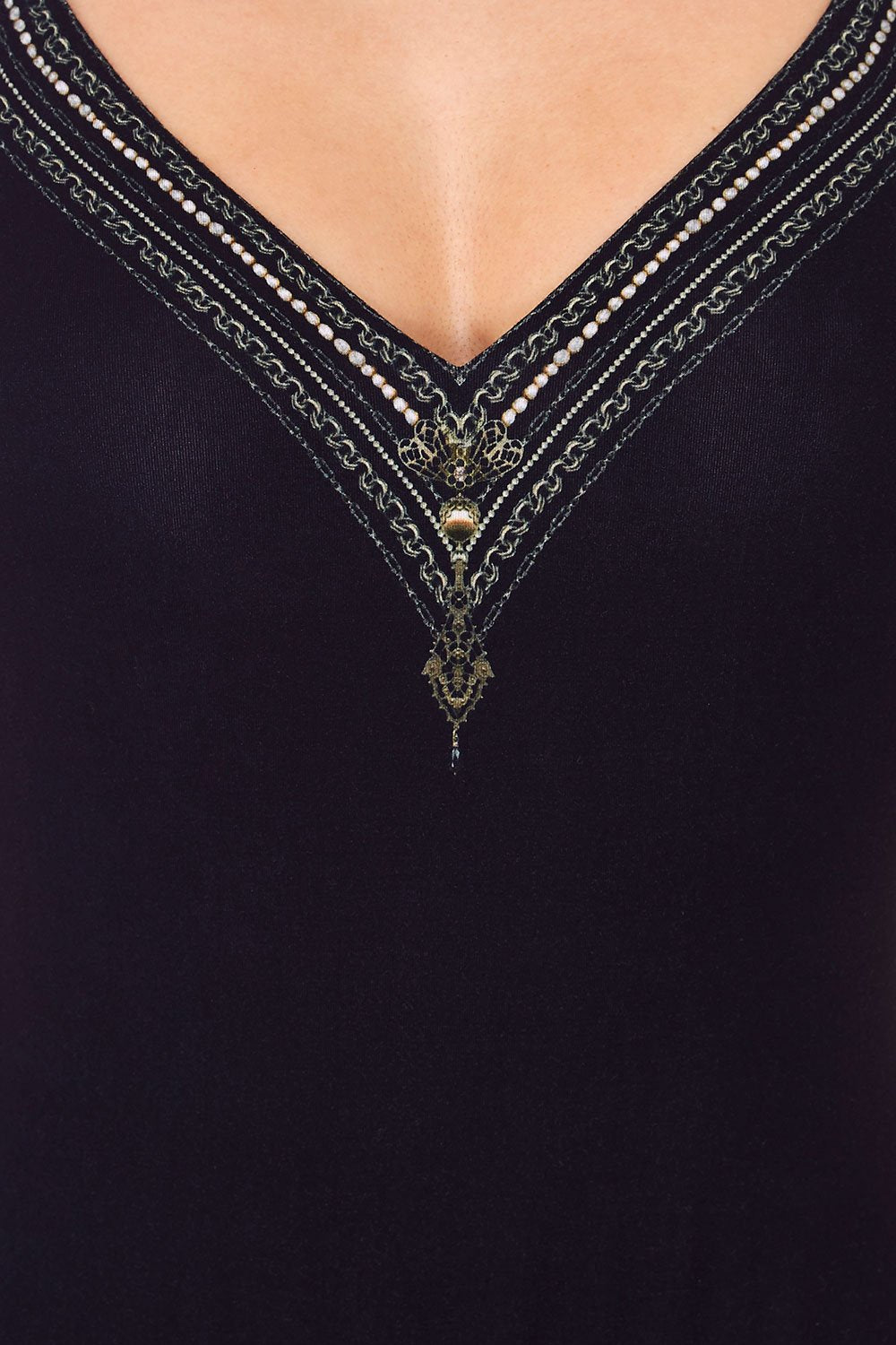 CAMILLA MIDNIGHT MOONCHILD LOW BACK BODYSUIT