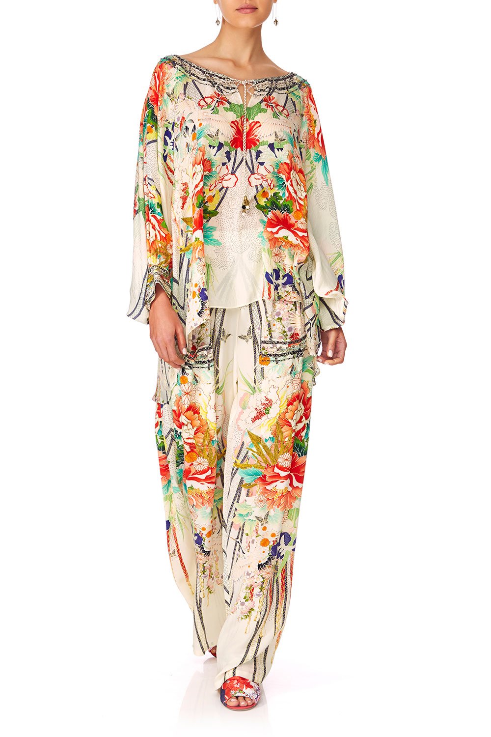 CAMILLA MS MAIKO RAGLAN SLEEVE BLOUSE WCUFF