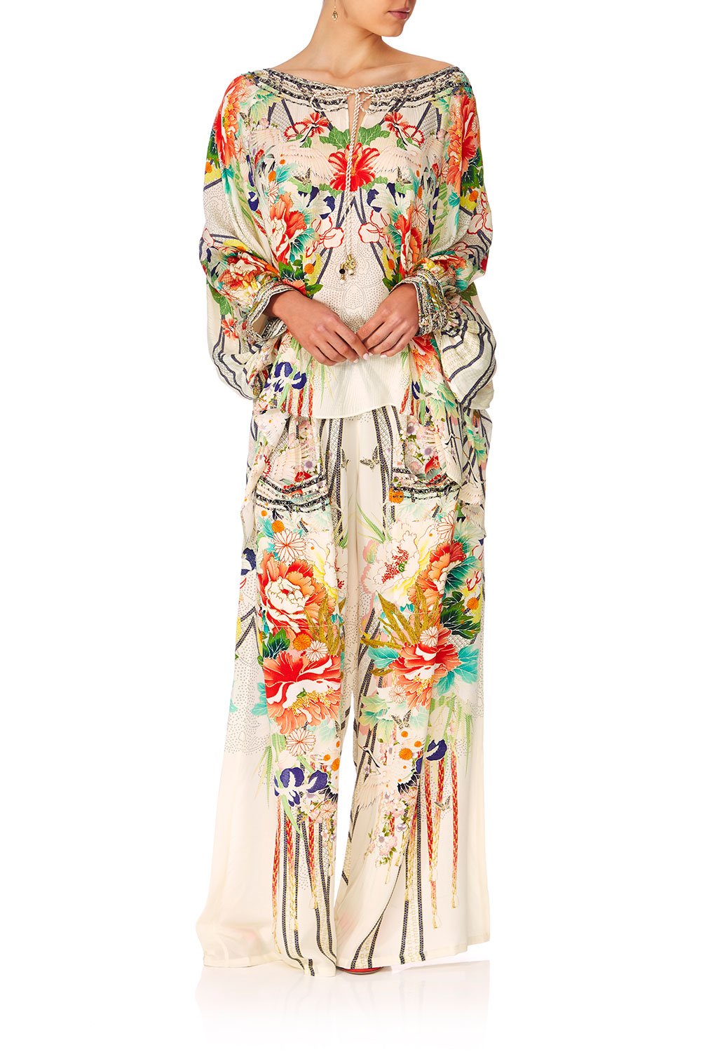 CAMILLA MS MAIKO RAGLAN SLEEVE BLOUSE WCUFF