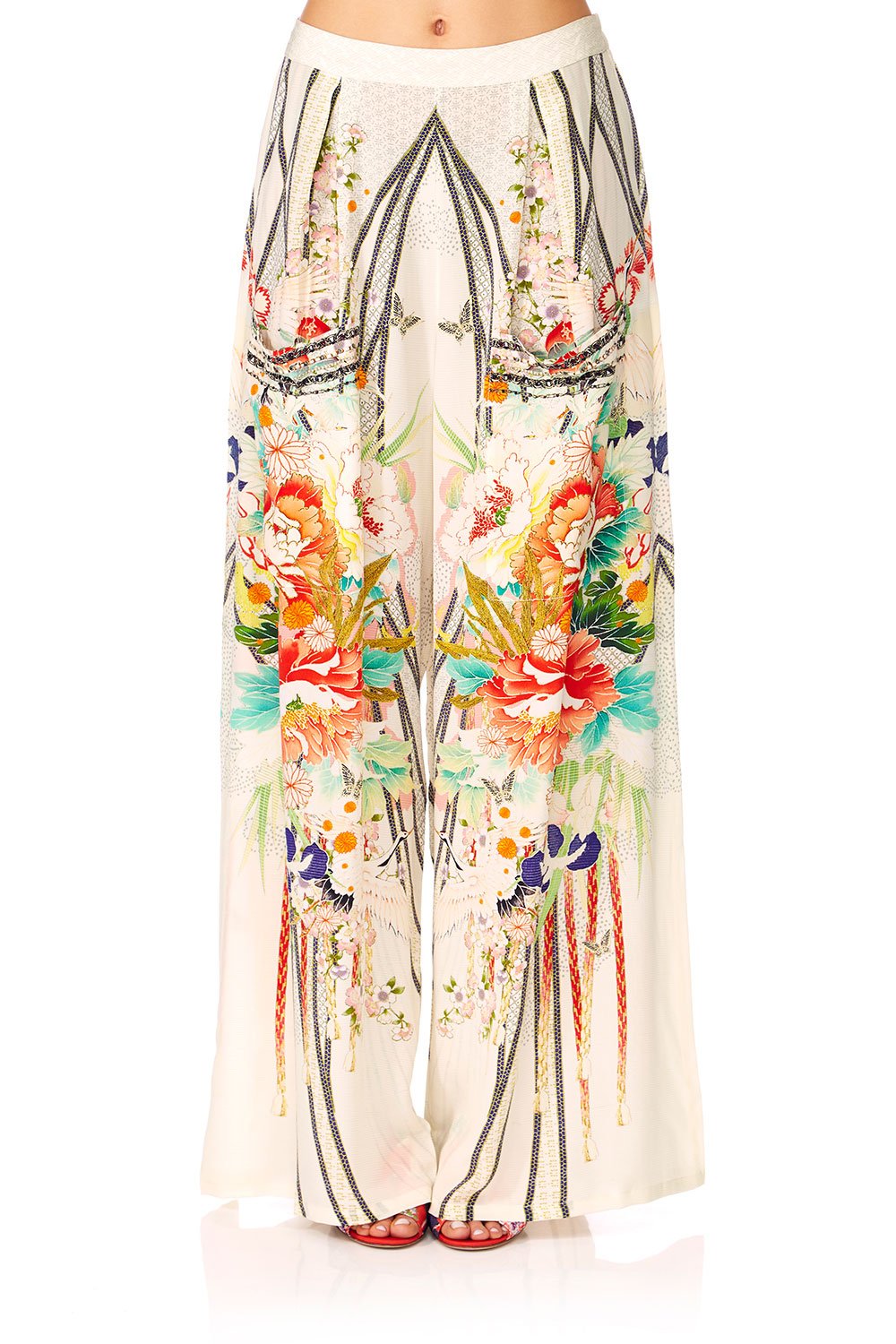 CAMILLA MS MAIKO WIDE LEG TROUSER W FRONT POCKETS