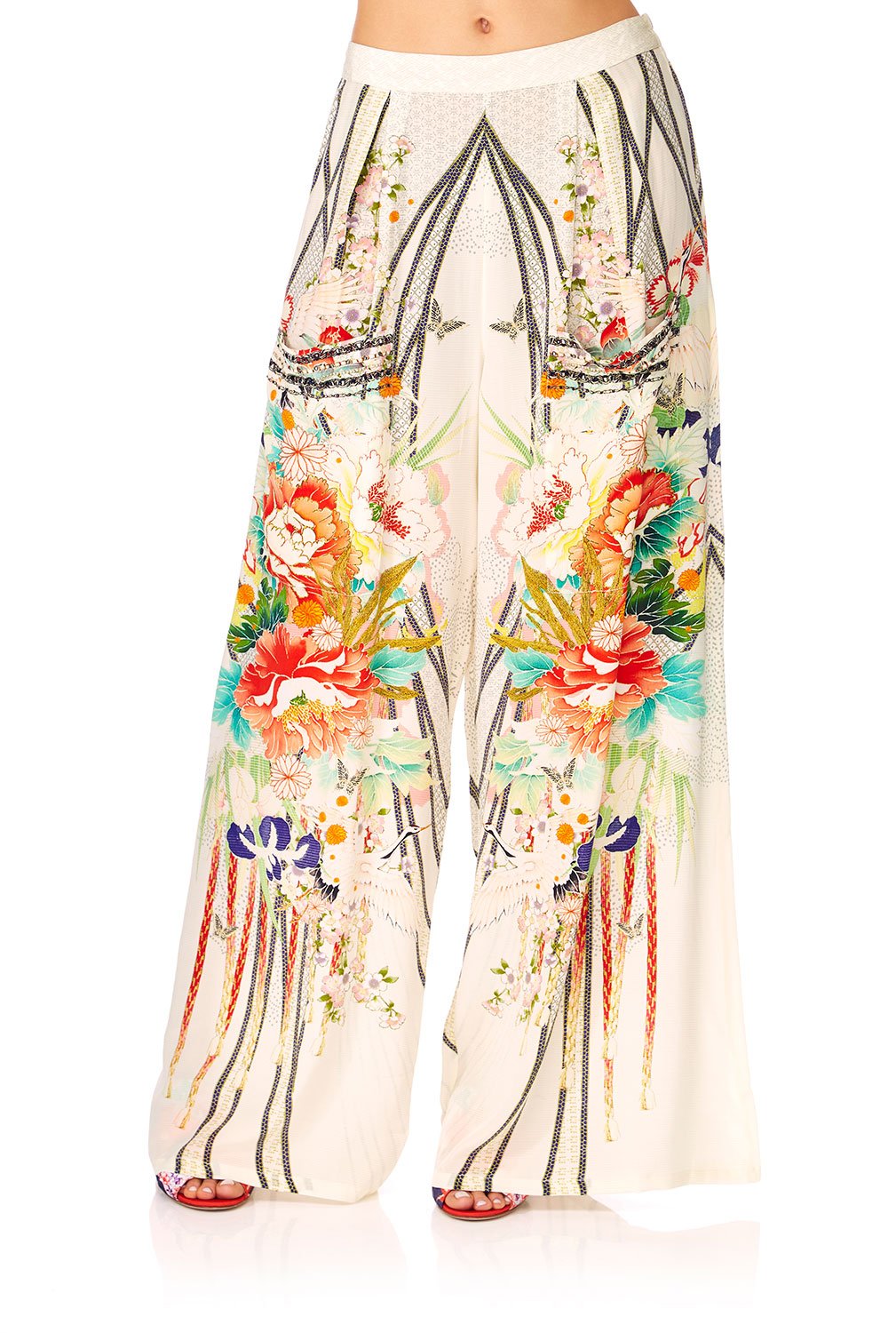 CAMILLA MS MAIKO WIDE LEG TROUSER W FRONT POCKETS