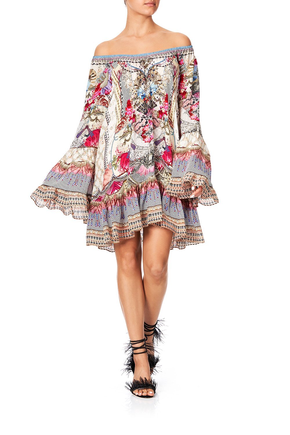 A LINE FRILL DRESS MONTMARTRE HEART