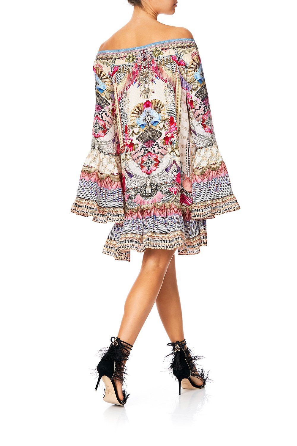 A LINE FRILL DRESS MONTMARTRE HEART