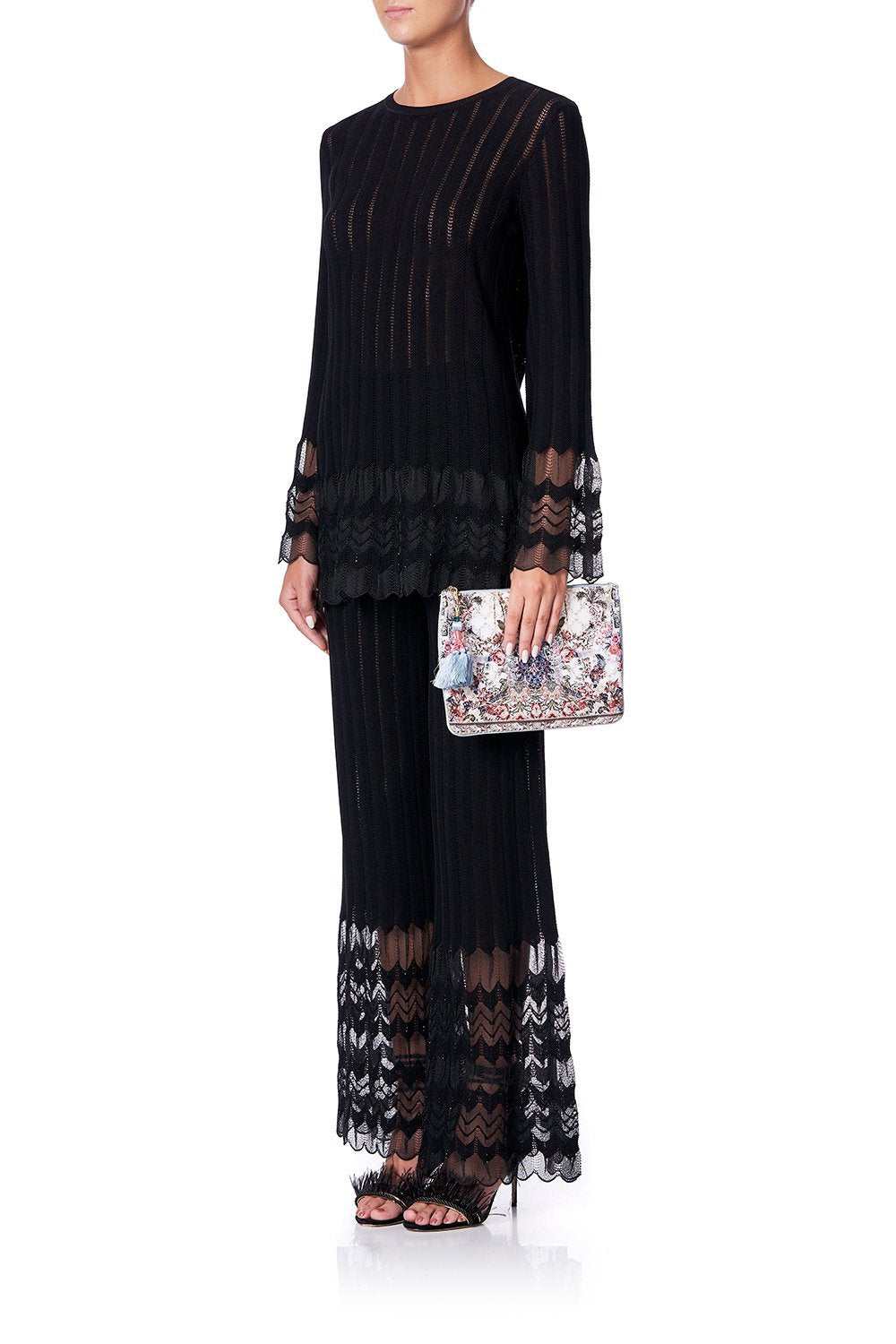 SMALL CANVAS CLUTCH SOUTHERN BELLE