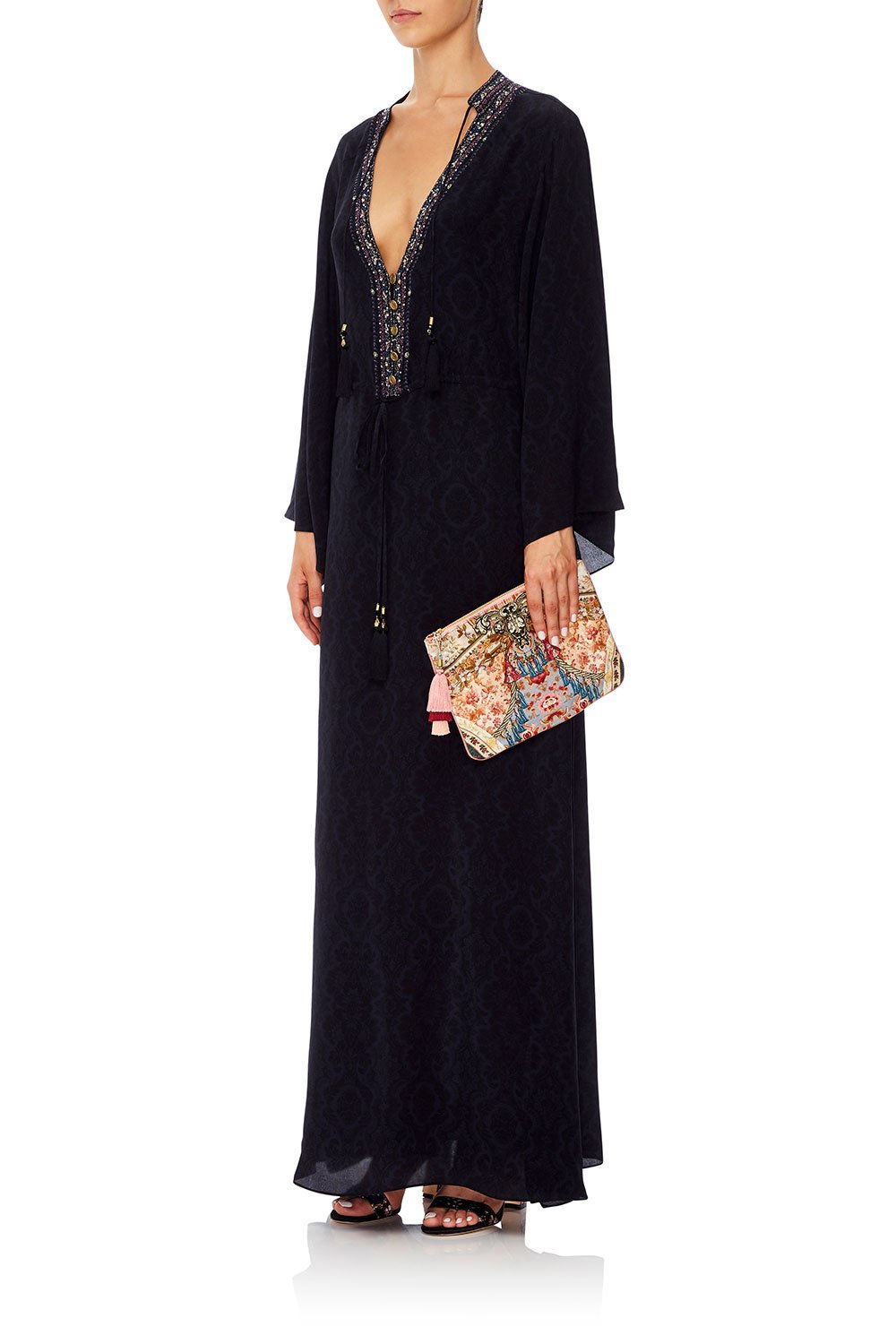 SMALL CANVAS CLUTCH JEANNE QUEEN