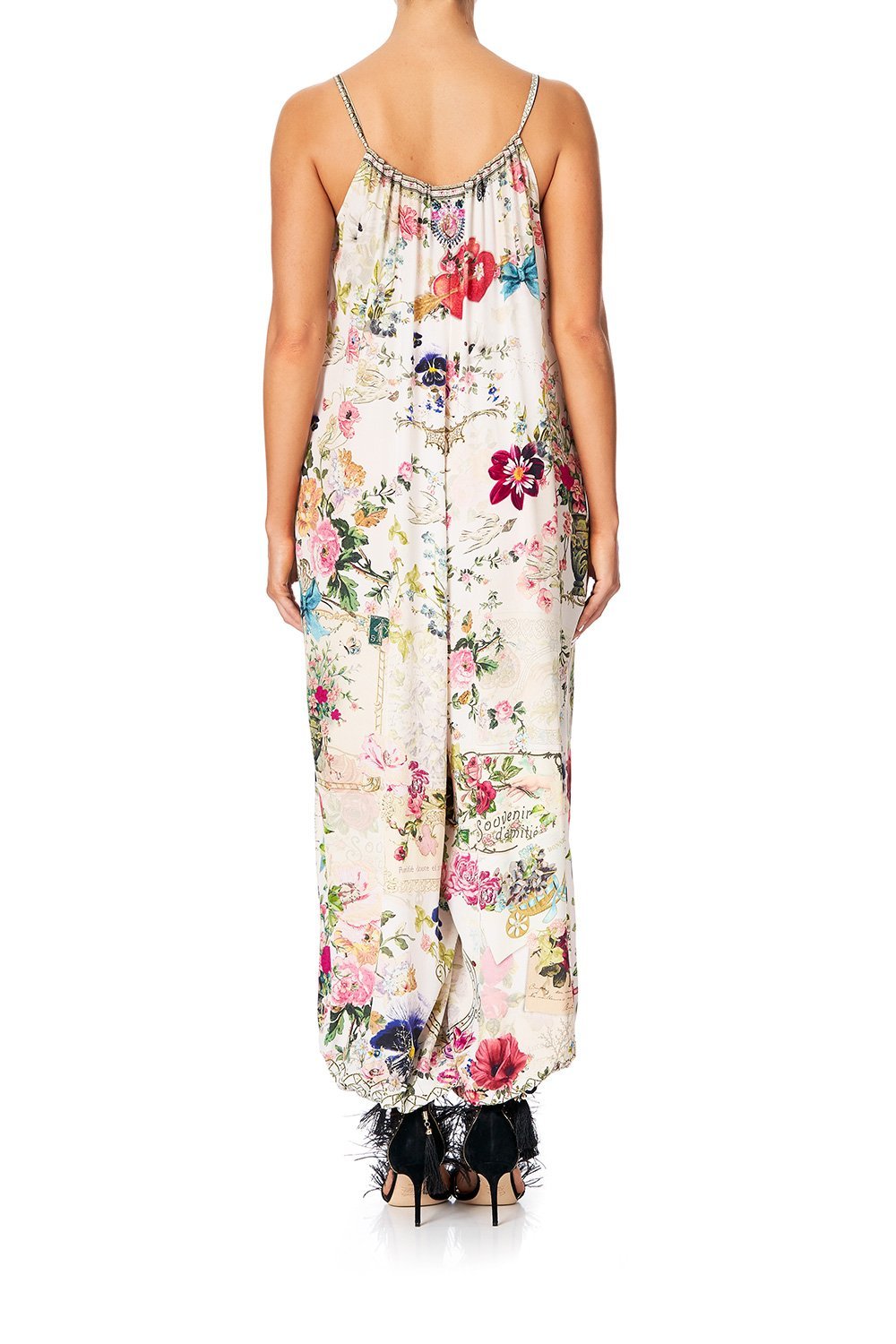 CAMILLA BALLOON JUMPSUIT JARDIN POSTCARDS