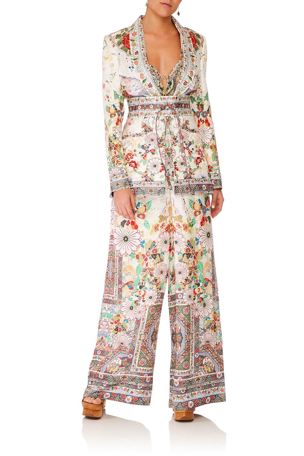 CAMILLA TIME AFTER TIME BLAZER W CHIFFON CONTRAST