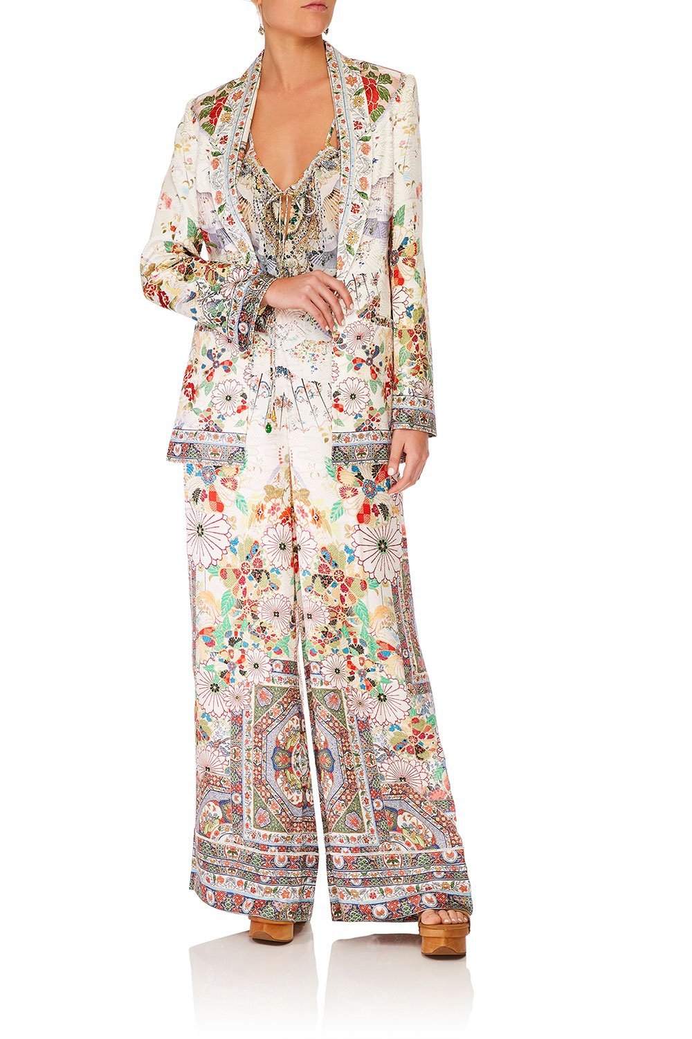 CAMILLA TIME AFTER TIME BLAZER W CHIFFON CONTRAST