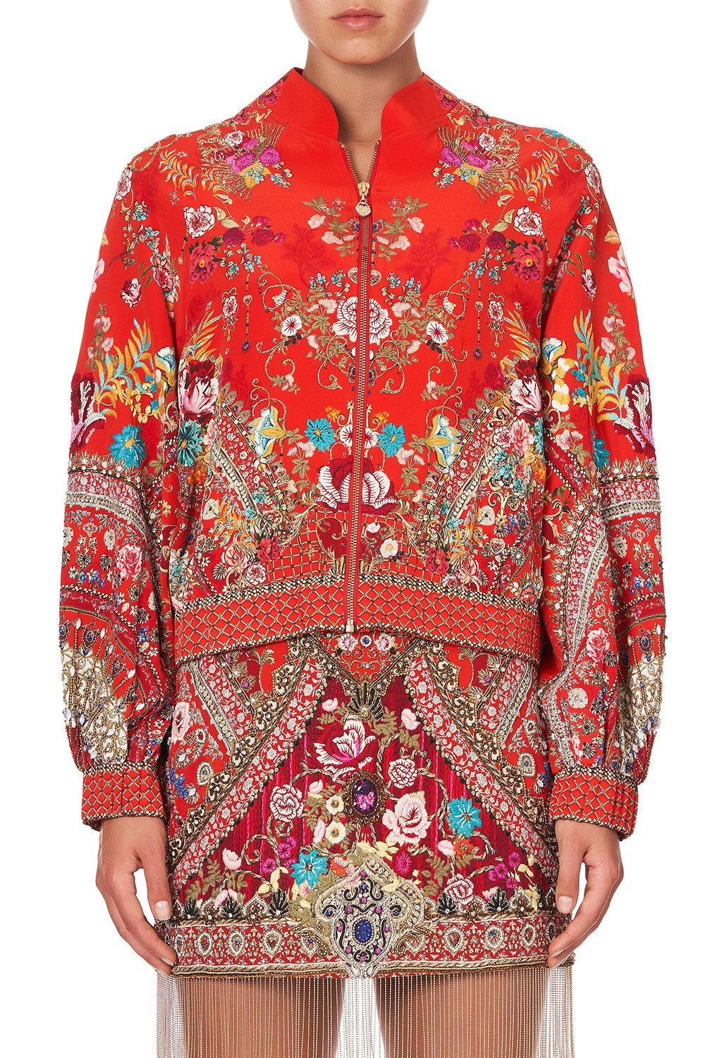 BLOUSON SLEEVE BOMBER CAMEOS CAN CAN