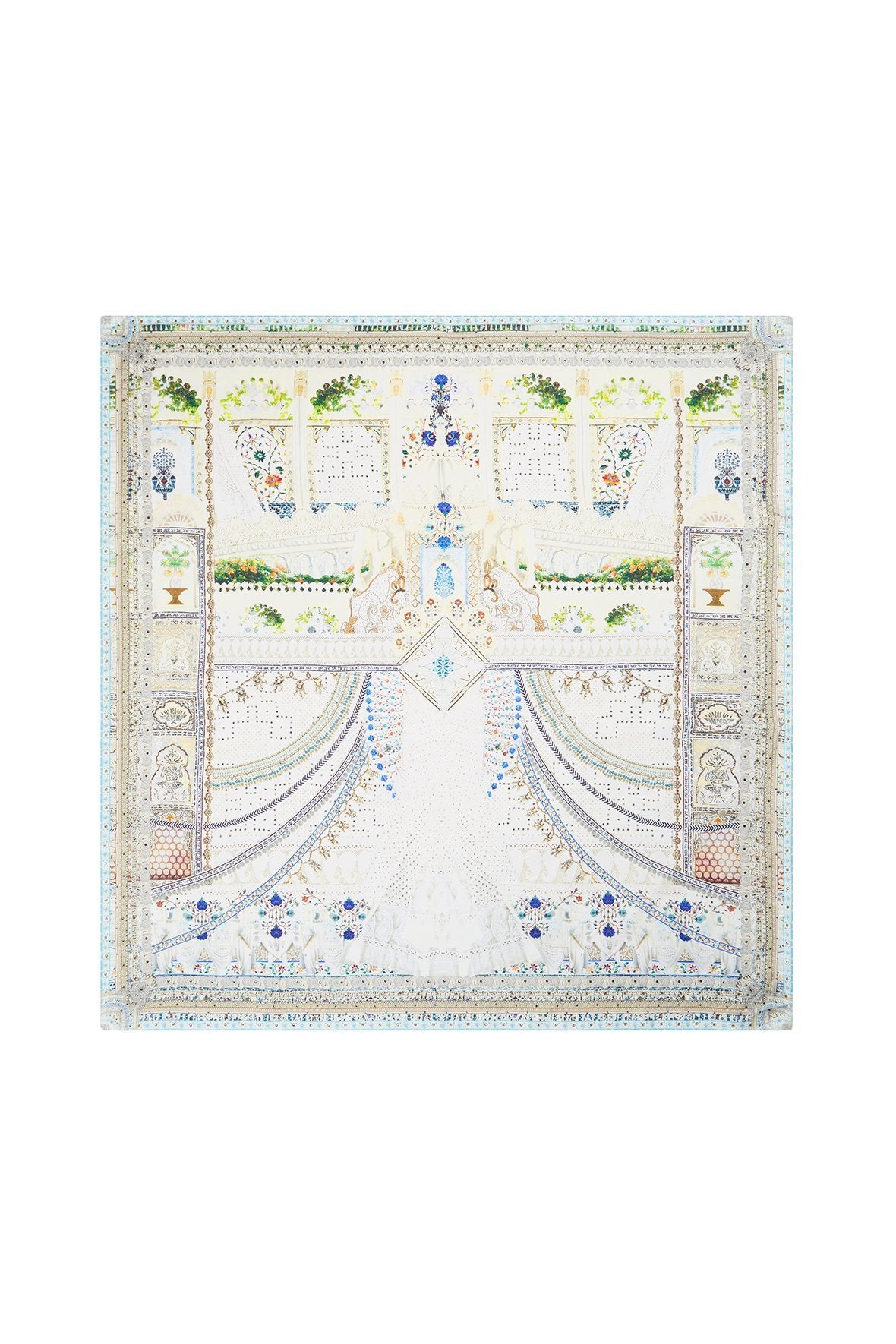 BREAKFAST WITH SILVIA LARGE SQUARE SCARF