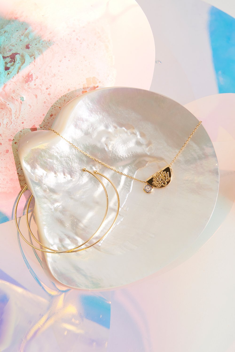 BY CHARLOTTE LOTUS LONG NECKLACE GOLD