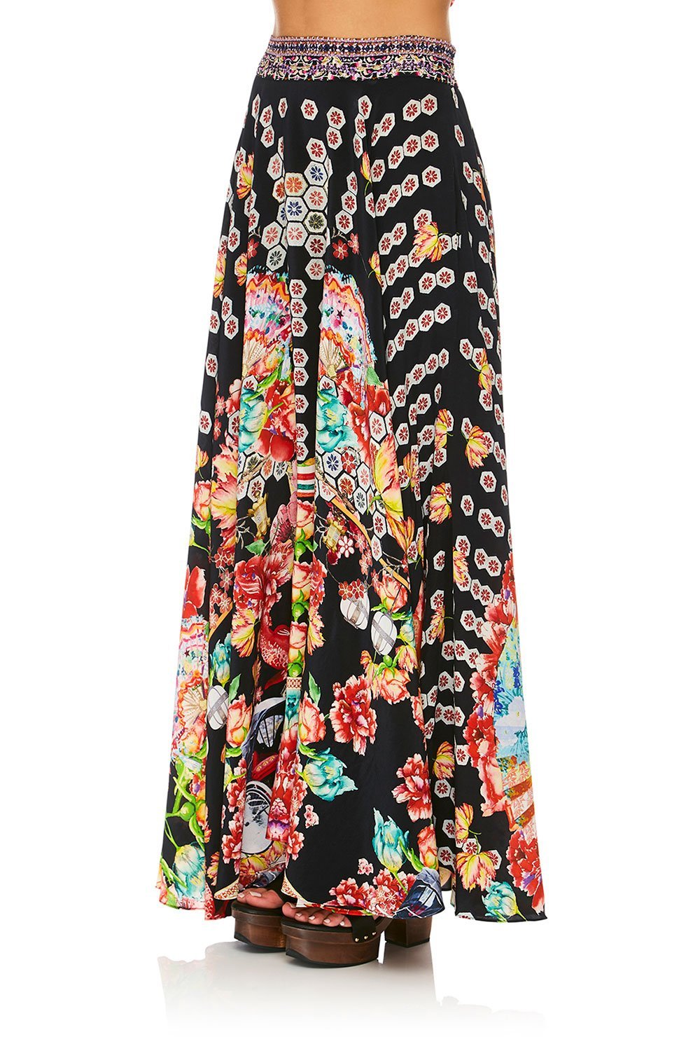 CAMILLA PAINTED LAND CIRCLE SKIRT