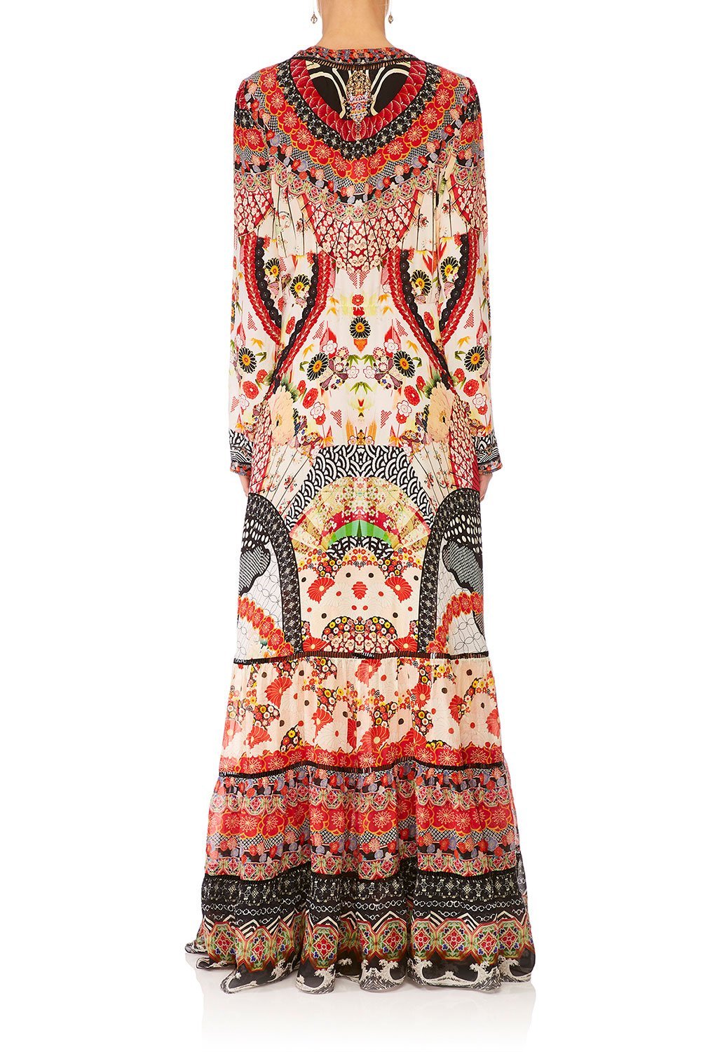 CAMILLA VINTAGE VIXEN CROSS FRONT MAXI DRESS