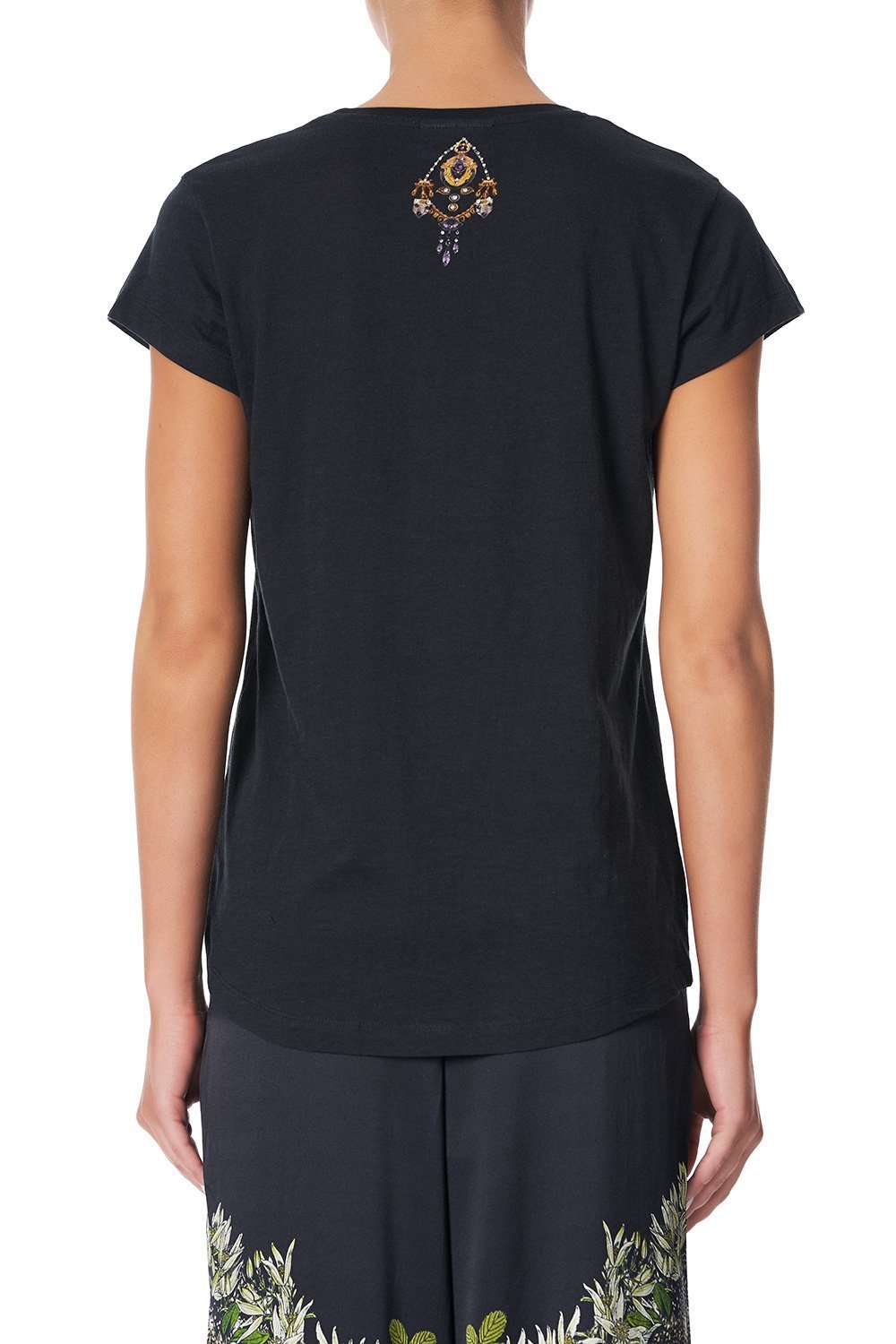 CURVED HEM FITTED TEE BOTANICAL CHRONICLES