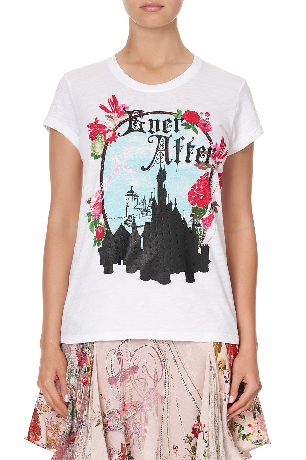 CURVED HEM FITTED TEE ISTENANYA