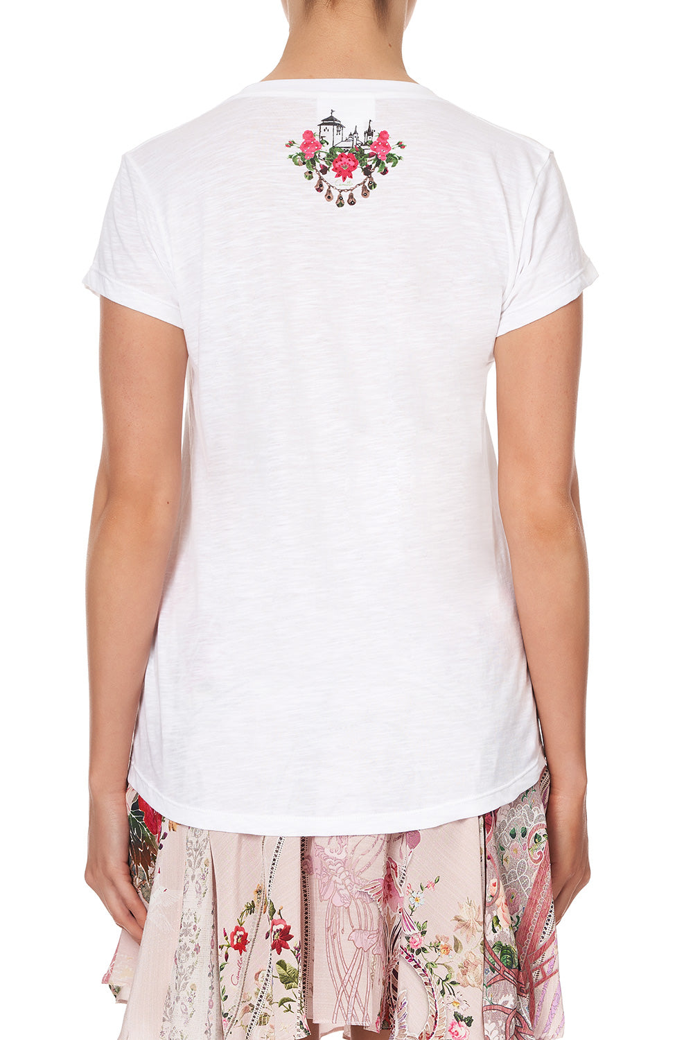 CURVED HEM FITTED TEE ISTENANYA