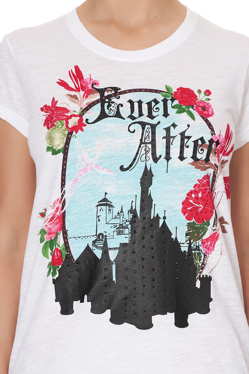 CURVED HEM FITTED TEE ISTENANYA