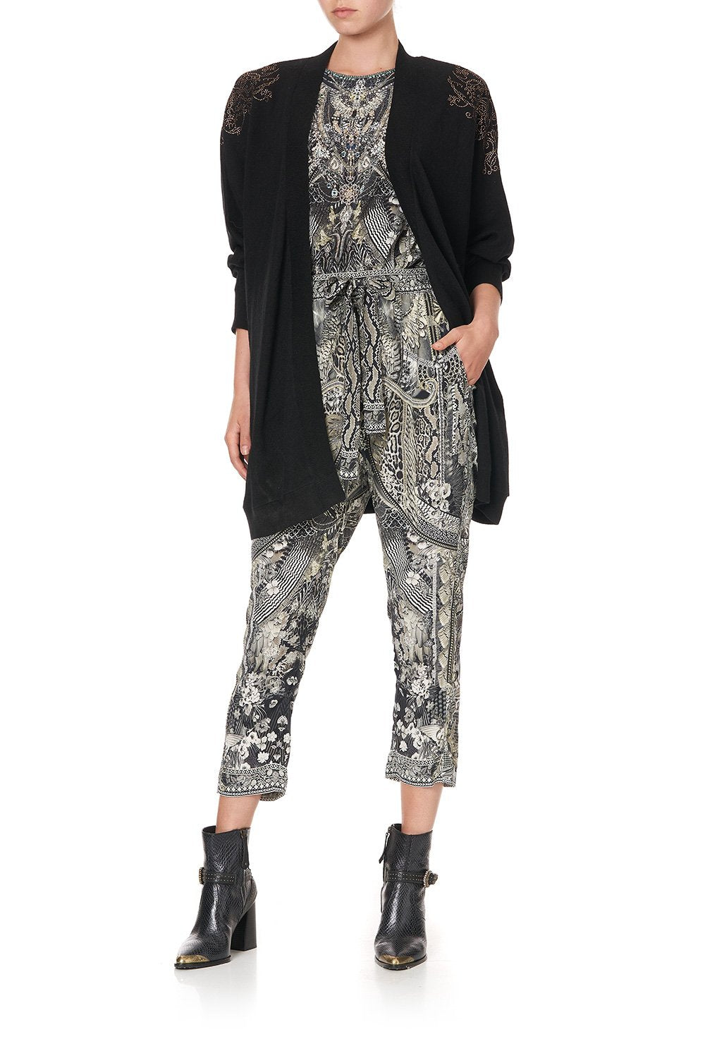 DROP CROTCH SLIM LEG PANT ONE TRIBE