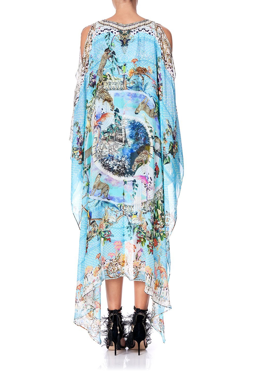 LONG SHEER OVERLAY DRESS GIRL FROM ST TROPEZ