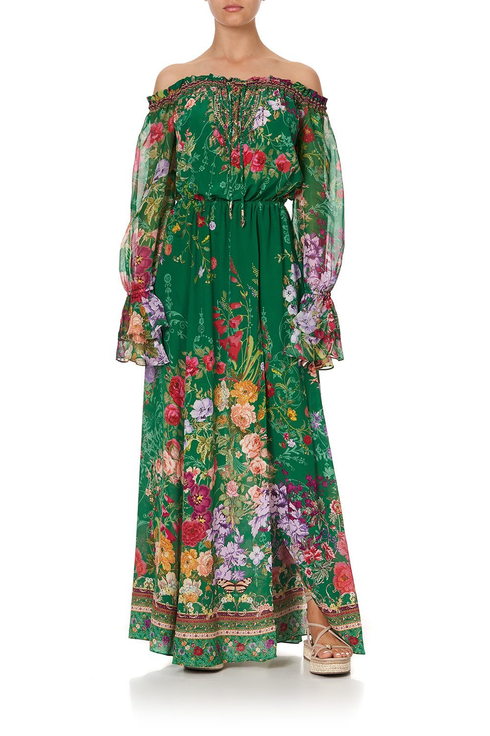 DROP SHOULDER SPLIT DRESS DIARIES FROM A VILLA