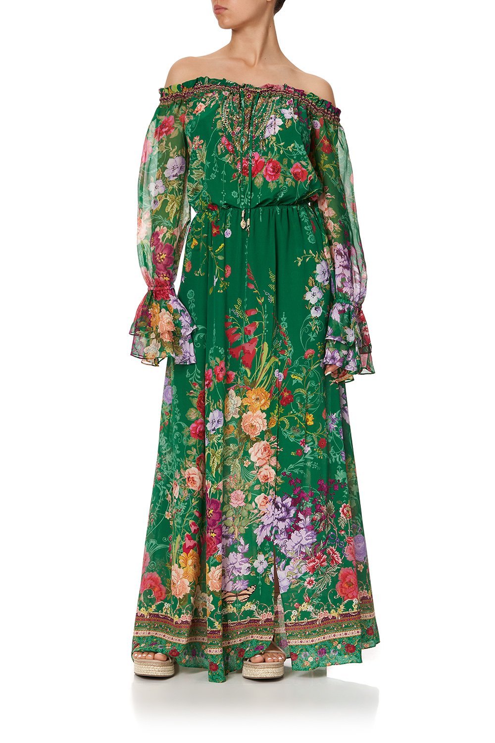 DROP SHOULDER SPLIT DRESS DIARIES FROM A VILLA