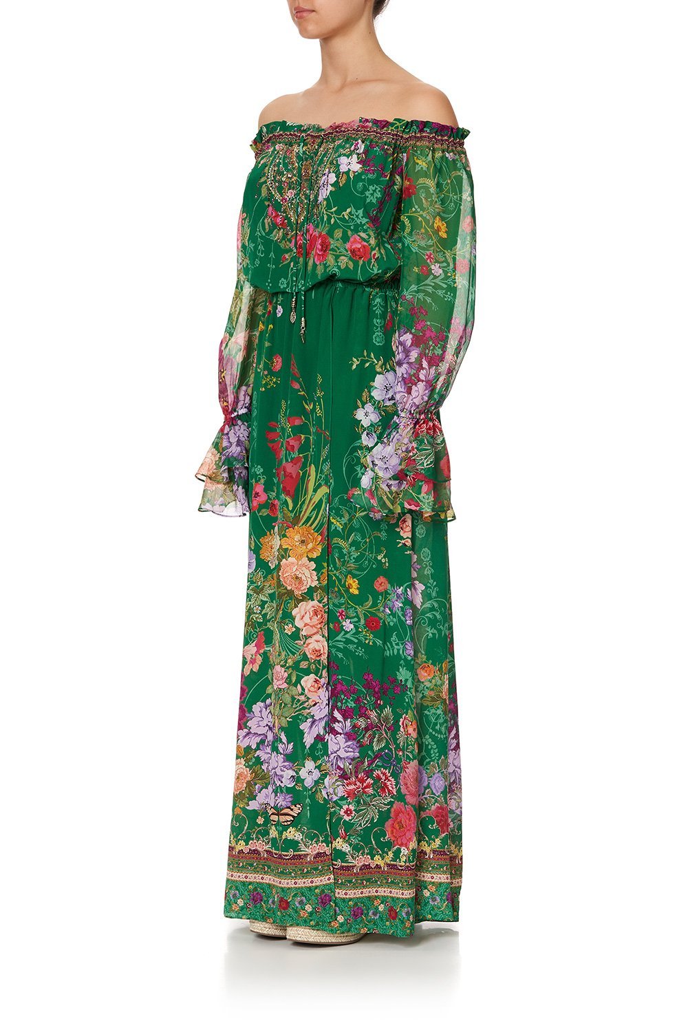 DROP SHOULDER SPLIT DRESS DIARIES FROM A VILLA