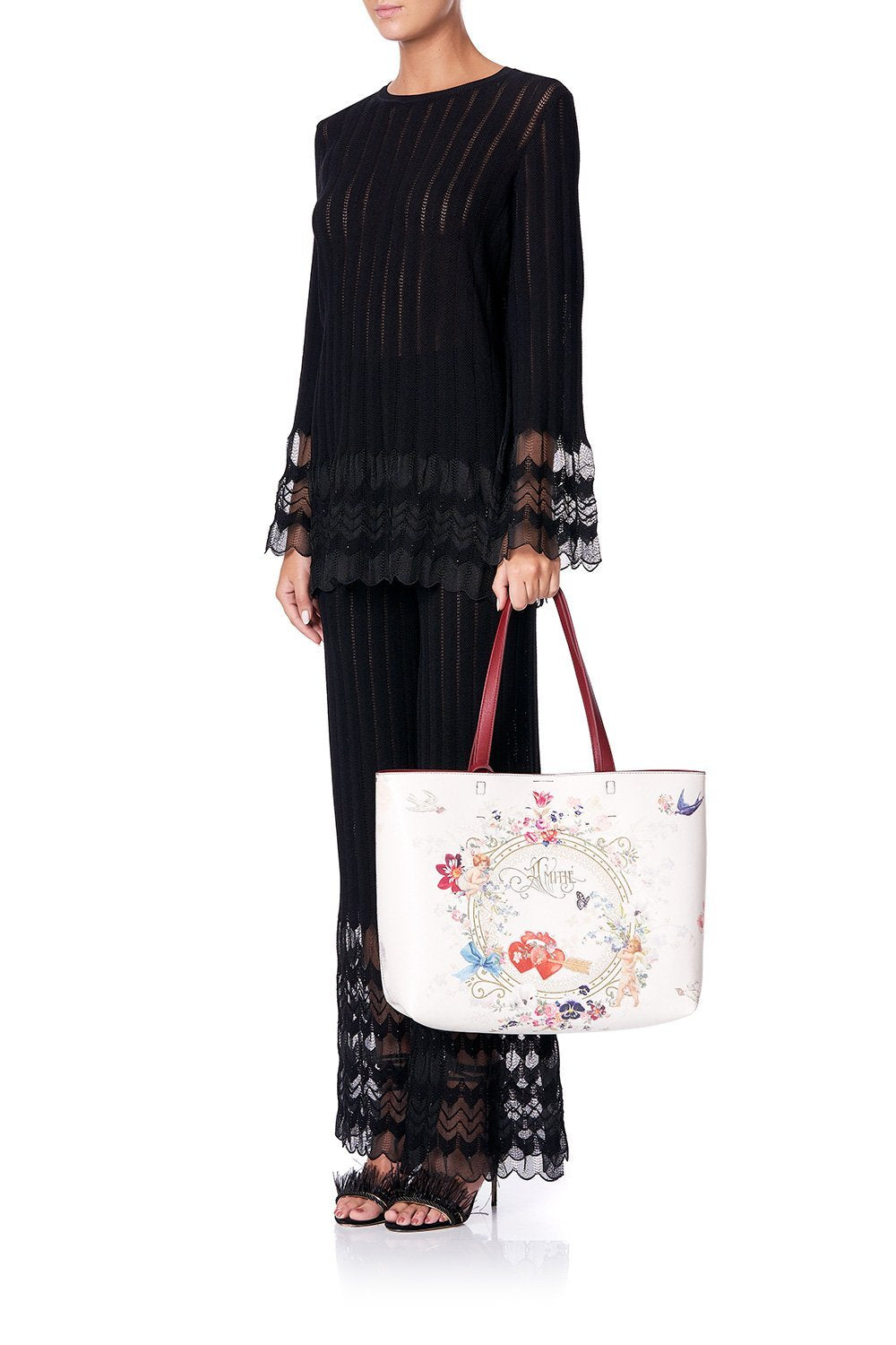 EAST WEST TOTE JARDIN POSTCARDS