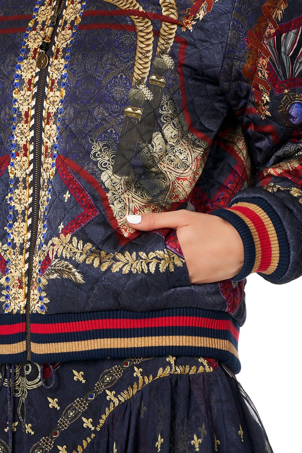 REVERSIBLE BOMBER JACKET THIS CHARMING WOMAN