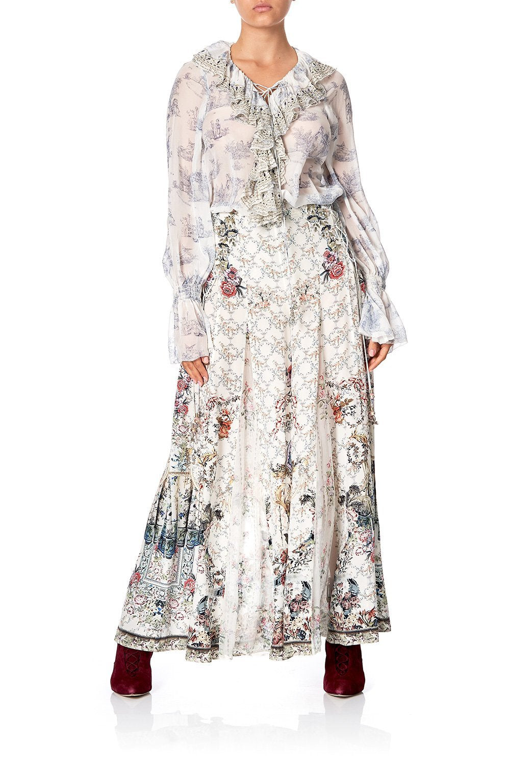 FLARES WITH LACE UP SIDE SOUTHERN BELLE