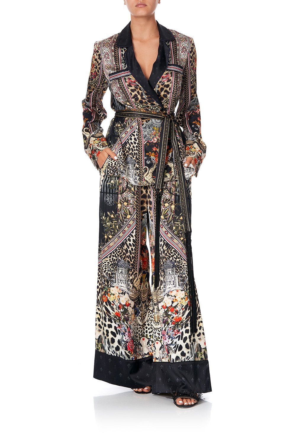 PAJAMA SUIT JACKET MARAIS AT MIDNIGHT