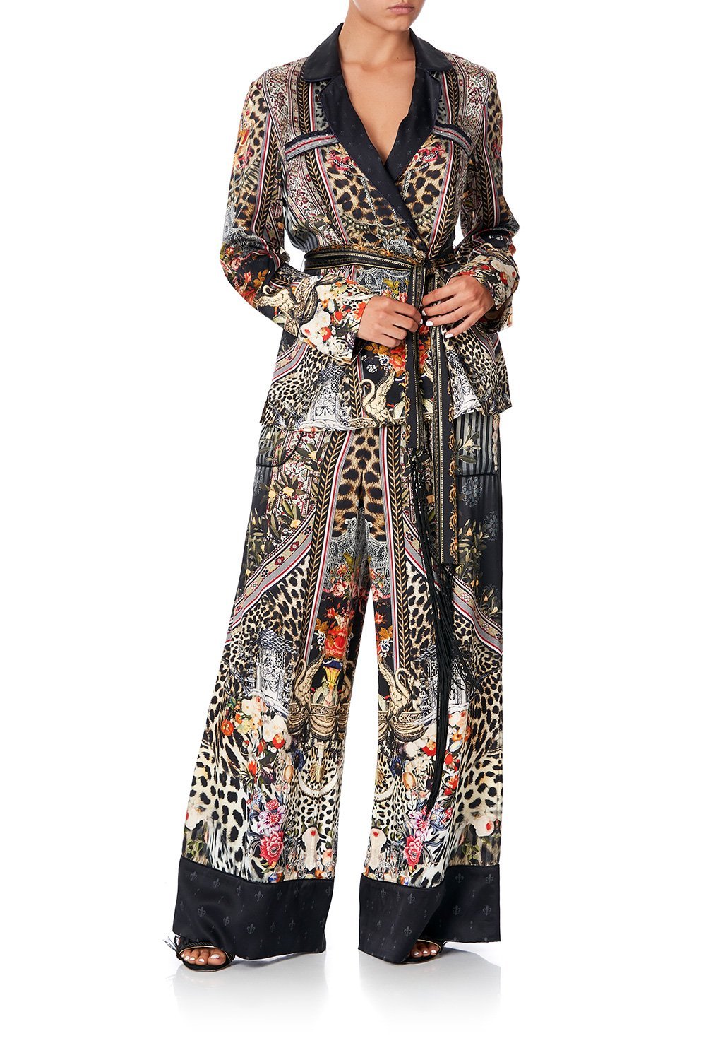 PAJAMA SUIT JACKET MARAIS AT MIDNIGHT