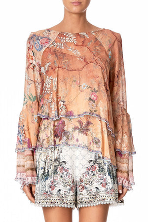 FLARED LAYERED BLOUSE ALL MY AVIGNON