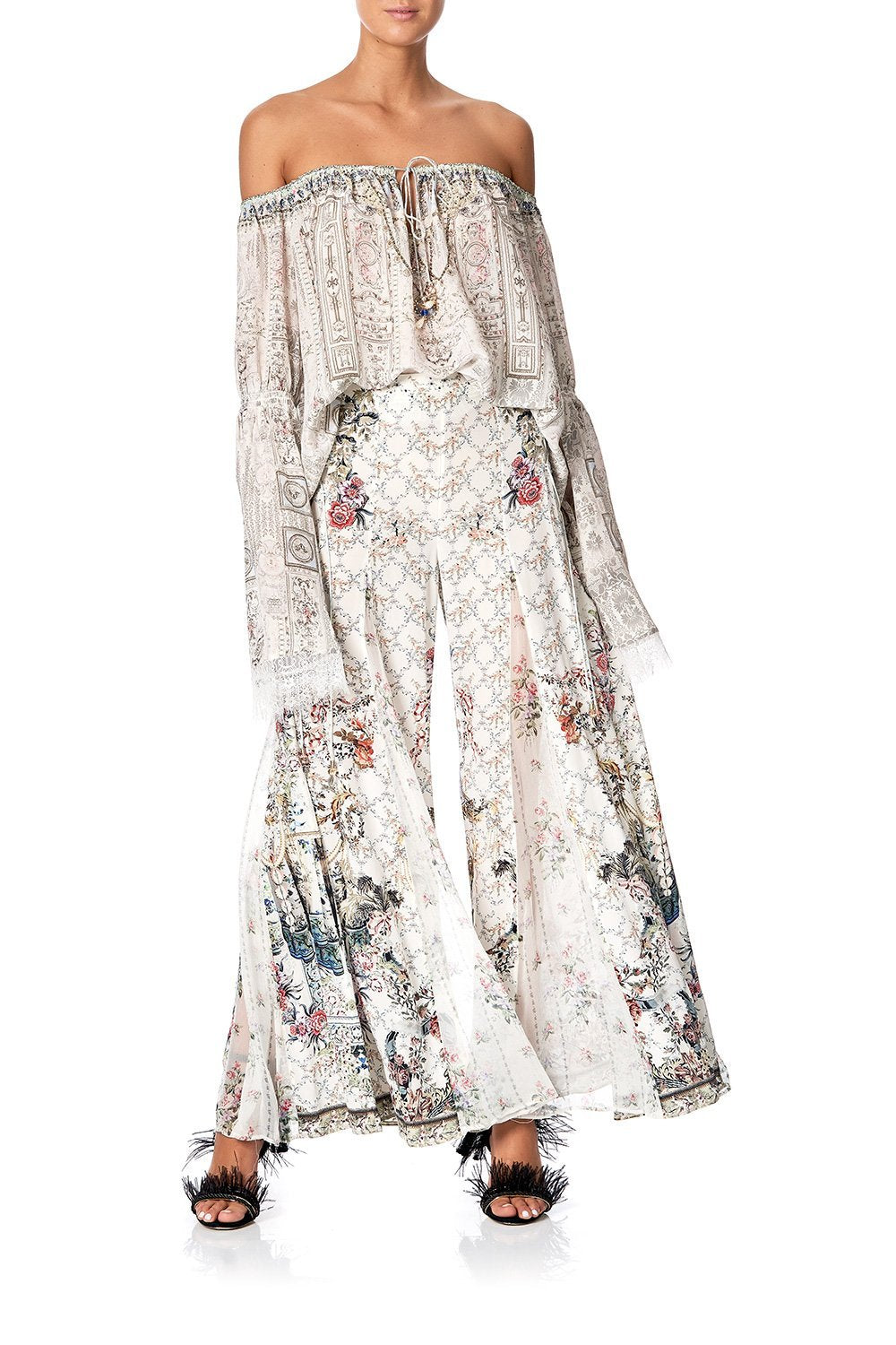 FLARES WITH LACE UP SIDE SOUTHERN BELLE