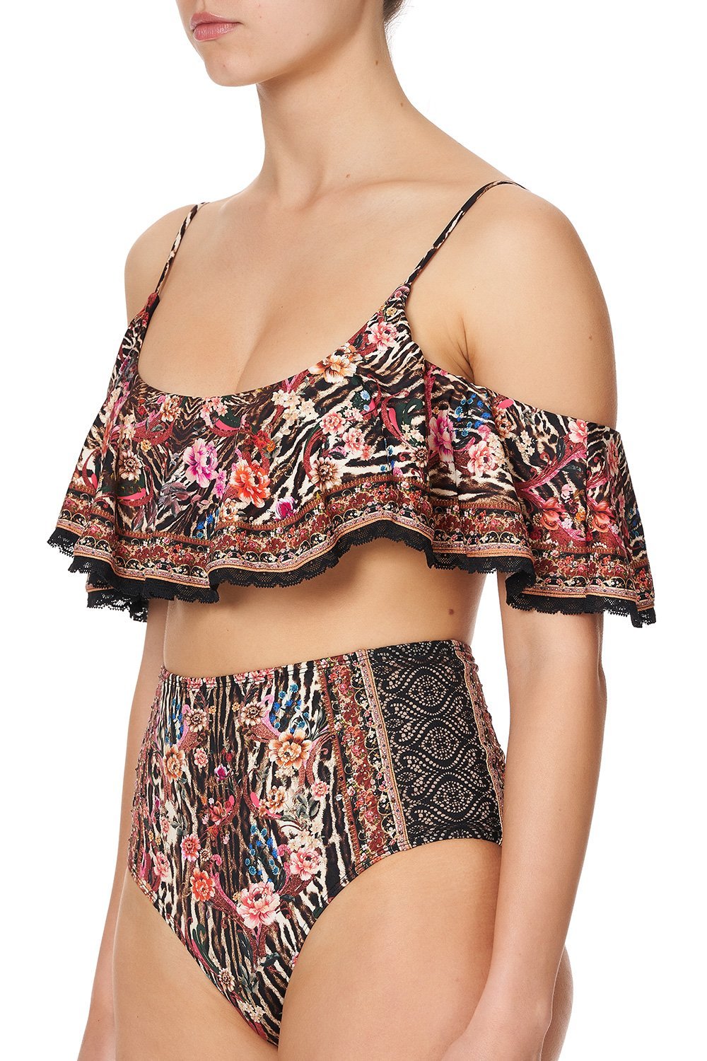 FRILL CROP TOP LIV A LITTLE