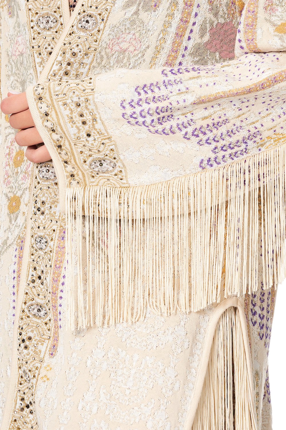 CAMILLA FRINGED JACQUARD JACKET GOLDEN AGE