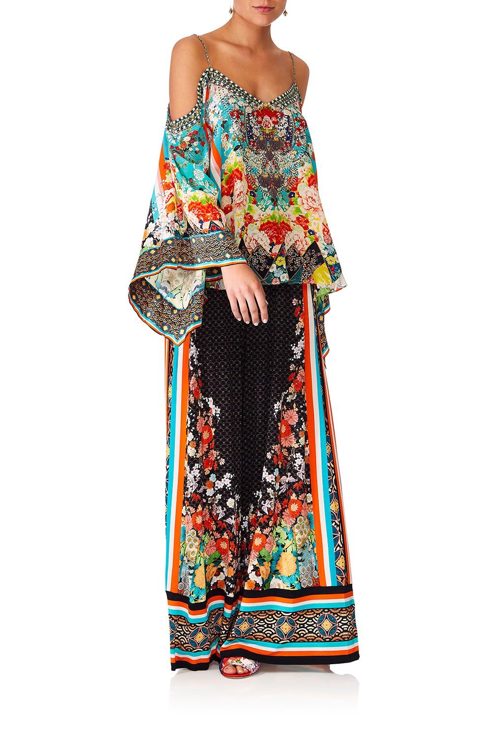 CAMILLA GALAXY GIRL FLARE SLEEVE TOP