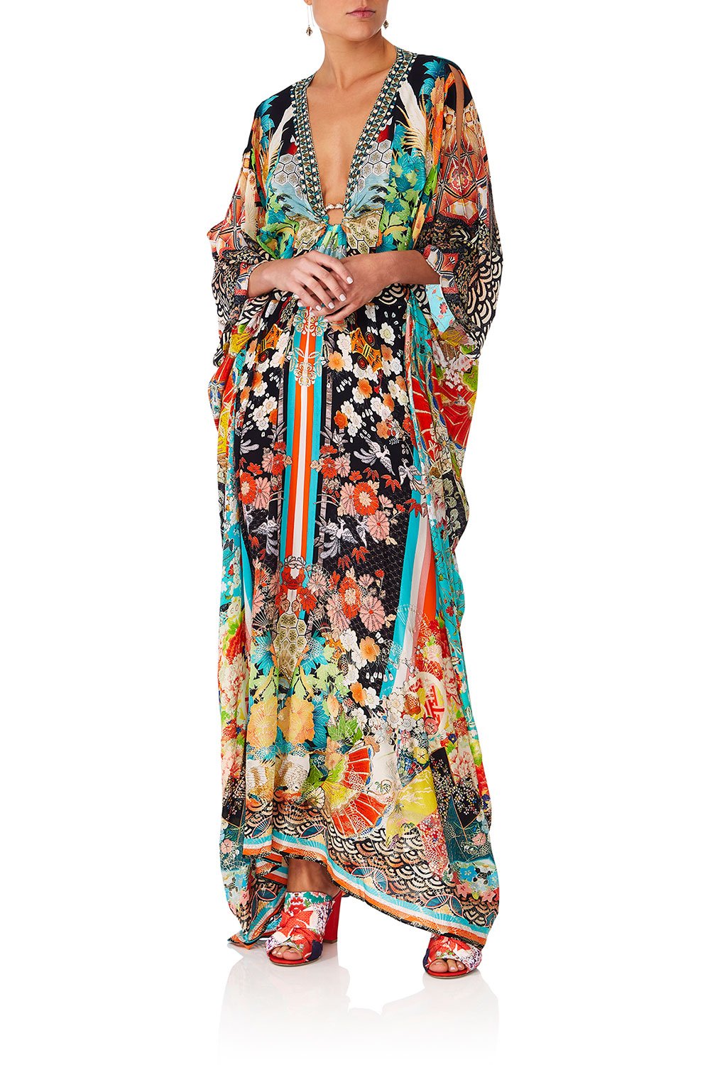 CAMILL GALAXY GIRL SPLIT SLEEVE KAFTAN WHARDWARE