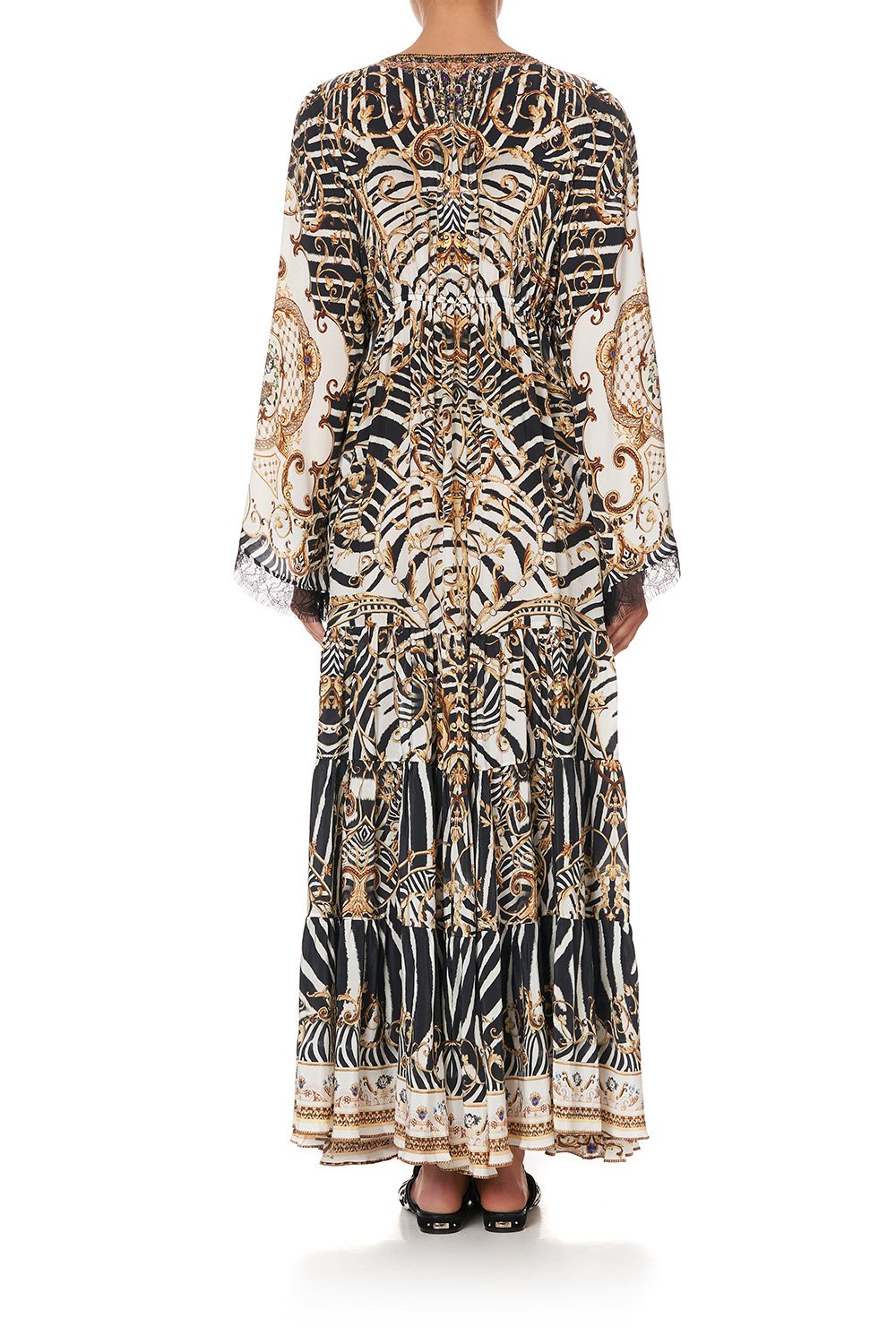 GATHERED PANEL DRESS NIGHT WAITING FOR DAY