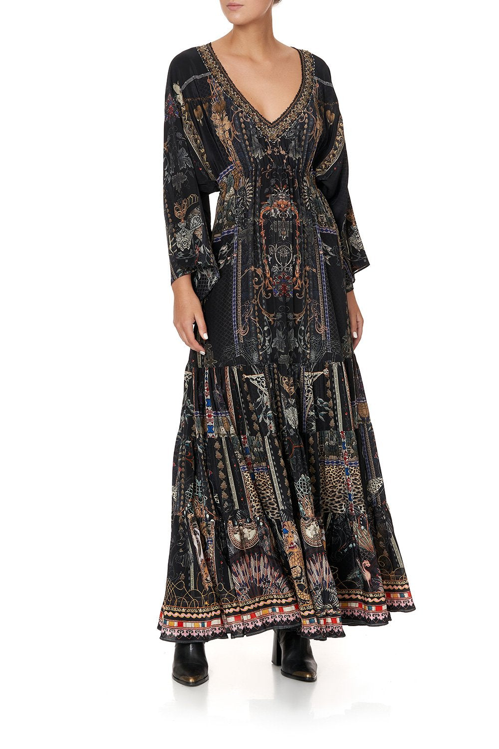 GATHERED PANEL DRESS SON OF SEVEN QUEENS