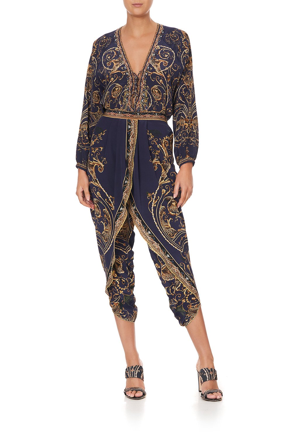 GATHERED WRAP FRONT TROUSER SEVEN DAY WEEKEND