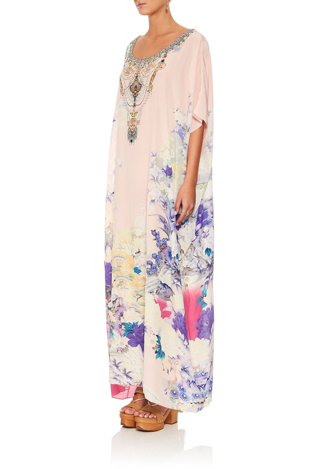 CAMILLA HARAJUKU HEIRESS ROUND NECK KAFTAN