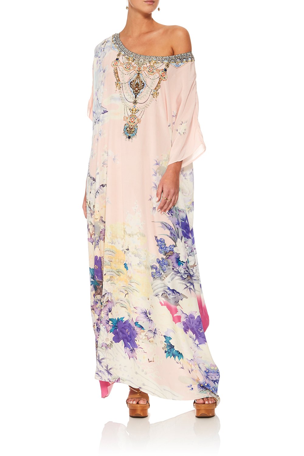 CAMILLA HARAJUKU HEIRESS ROUND NECK KAFTAN