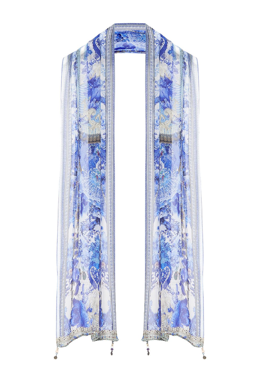 LONG SCARF PAINTED PROVINCIAL