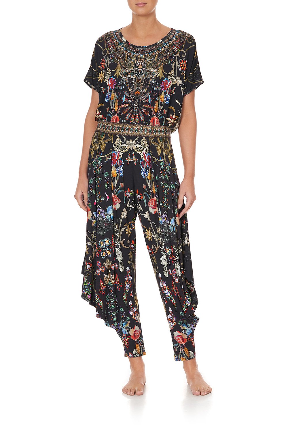 JERSEY DRAPE PANT WITH POCKET DANCING IN THE DARK