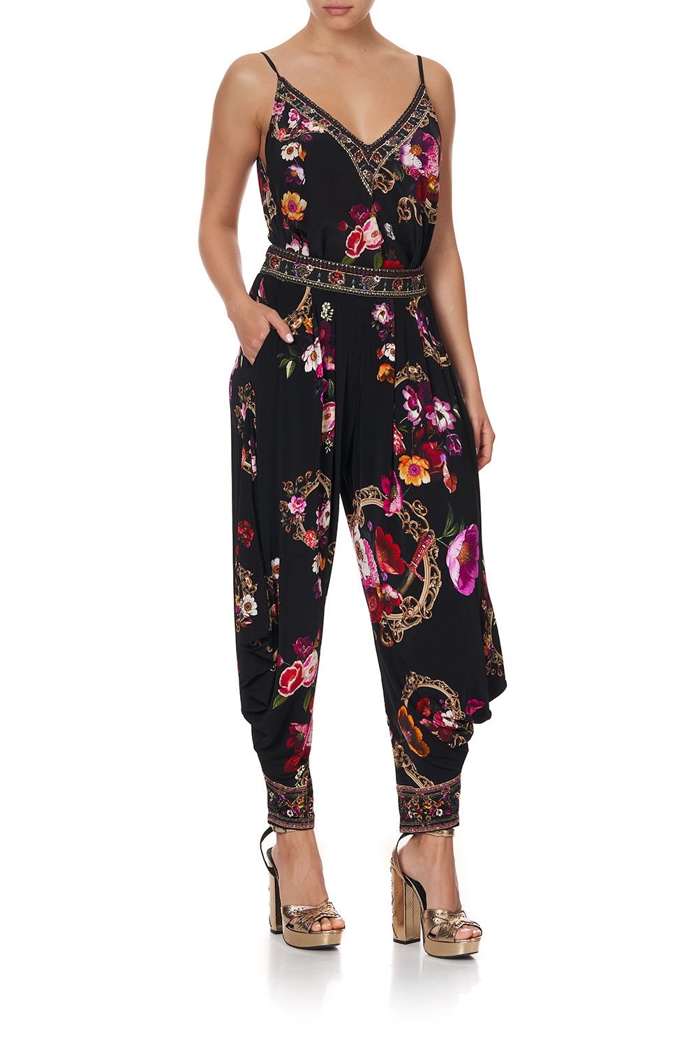 JERSEY DRAPE PANT WITH POCKET MIRROR MIRROR