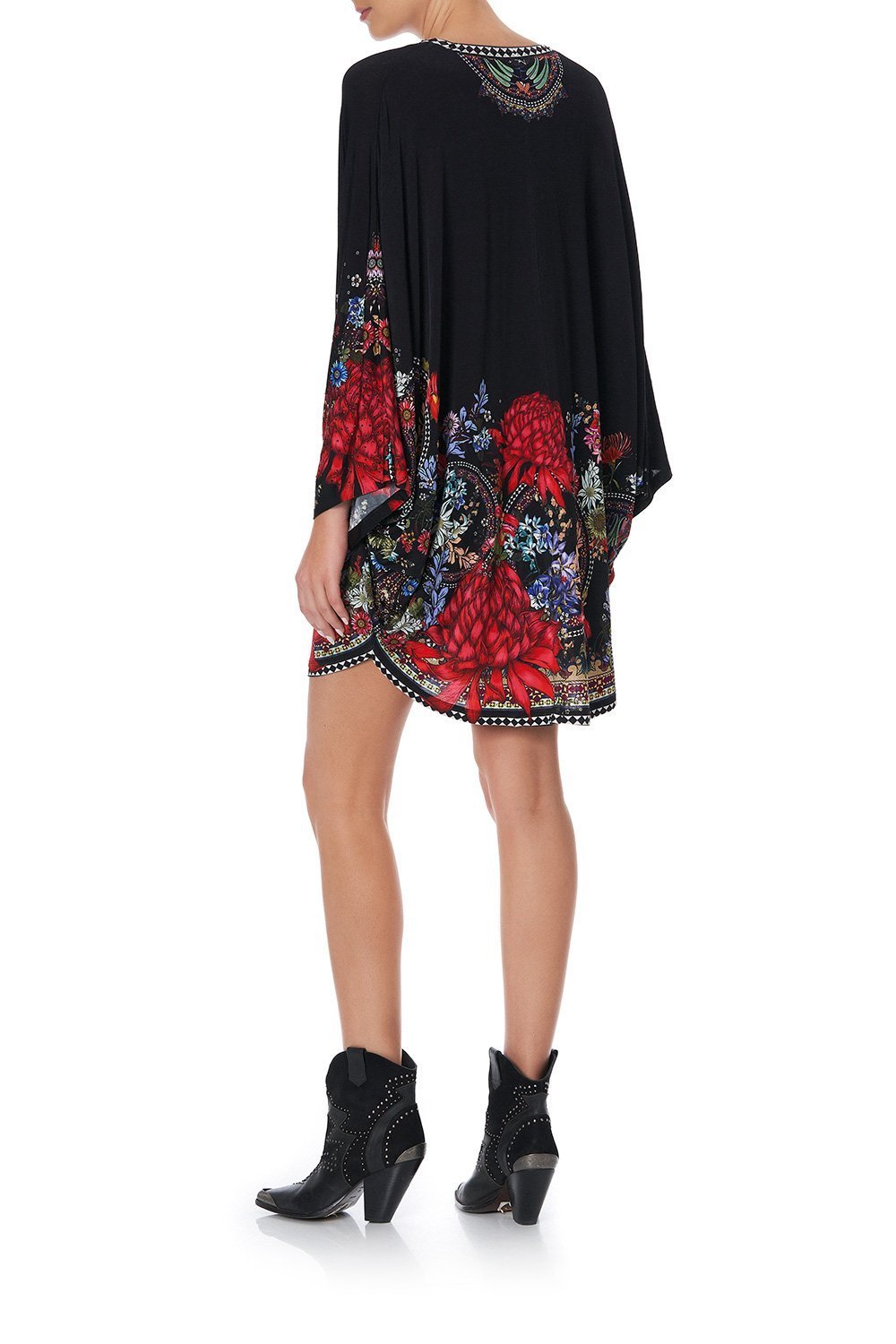 JERSEY SHORT KAFTAN WITH CURVED HEM MS MATILDA